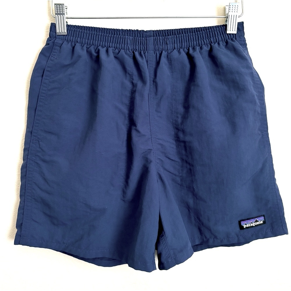 Patagonia Unisex Dark Blue Baggies Swim Wear Sz XS Inseam 5”